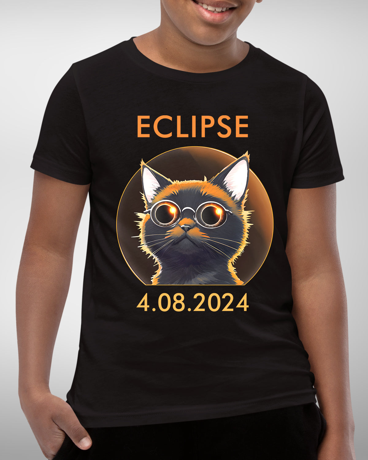 Funny Solar Eclipse Cat Shirt - 2024 Total Solar Eclipse Souvenir
