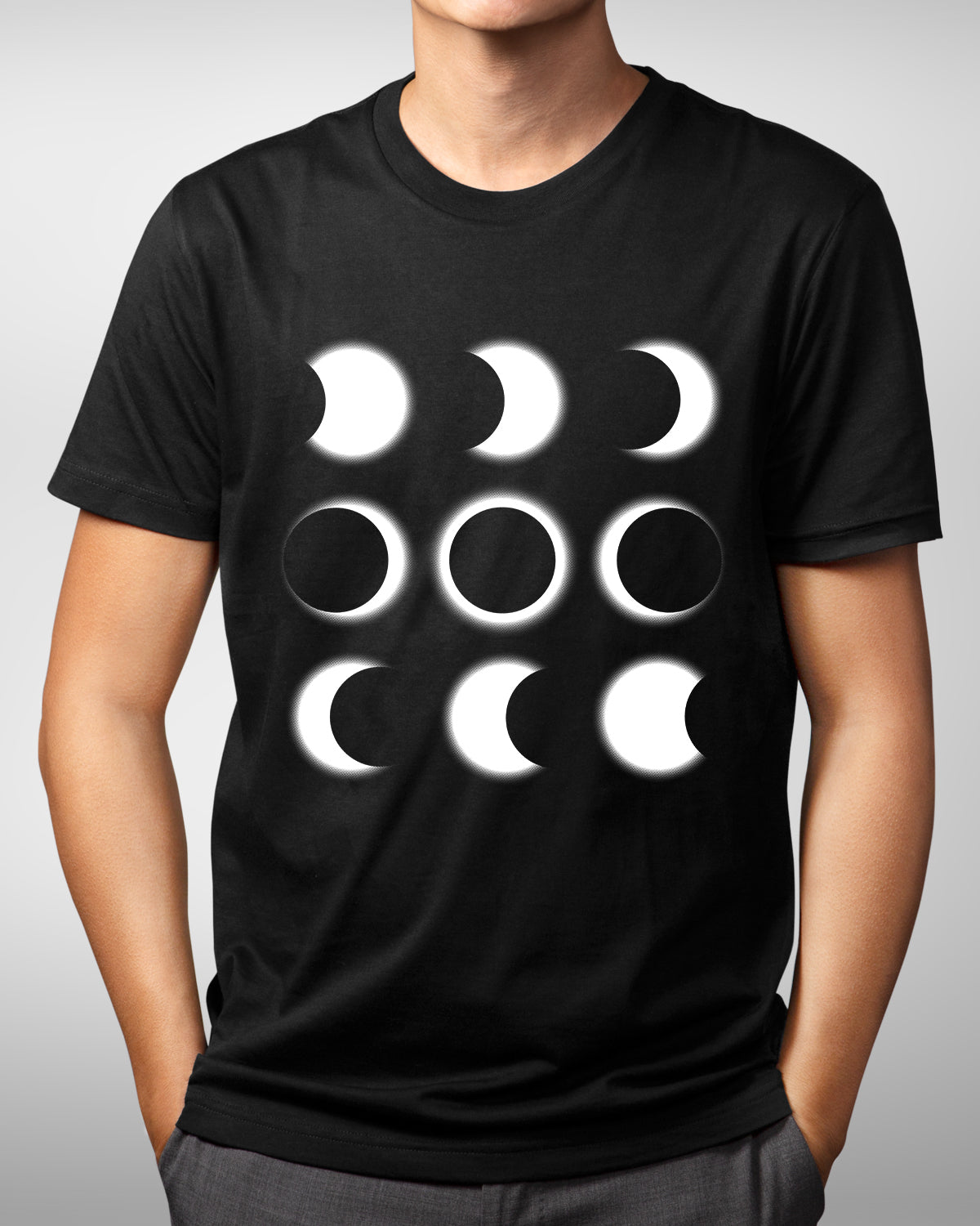 Phases of the Moon Shirt - Lunar Space and Astronomy Gift