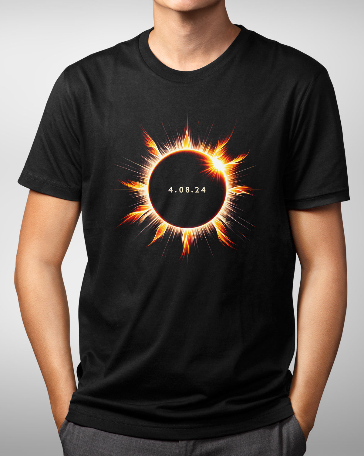 2024 Solar Eclipse Shirt, American Totality Tee, 4.08.24 Eclipse Gift, Spring Solar Event Souvenir, Eclipse Viewing Party