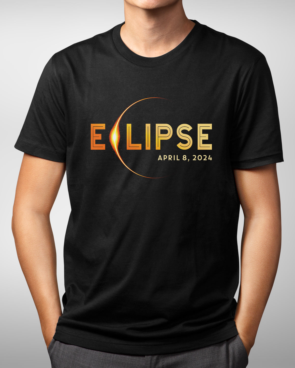 2024 North American Total Solar Eclipse T-Shirt - April 8th Path of Eclipse Commemorative Tee