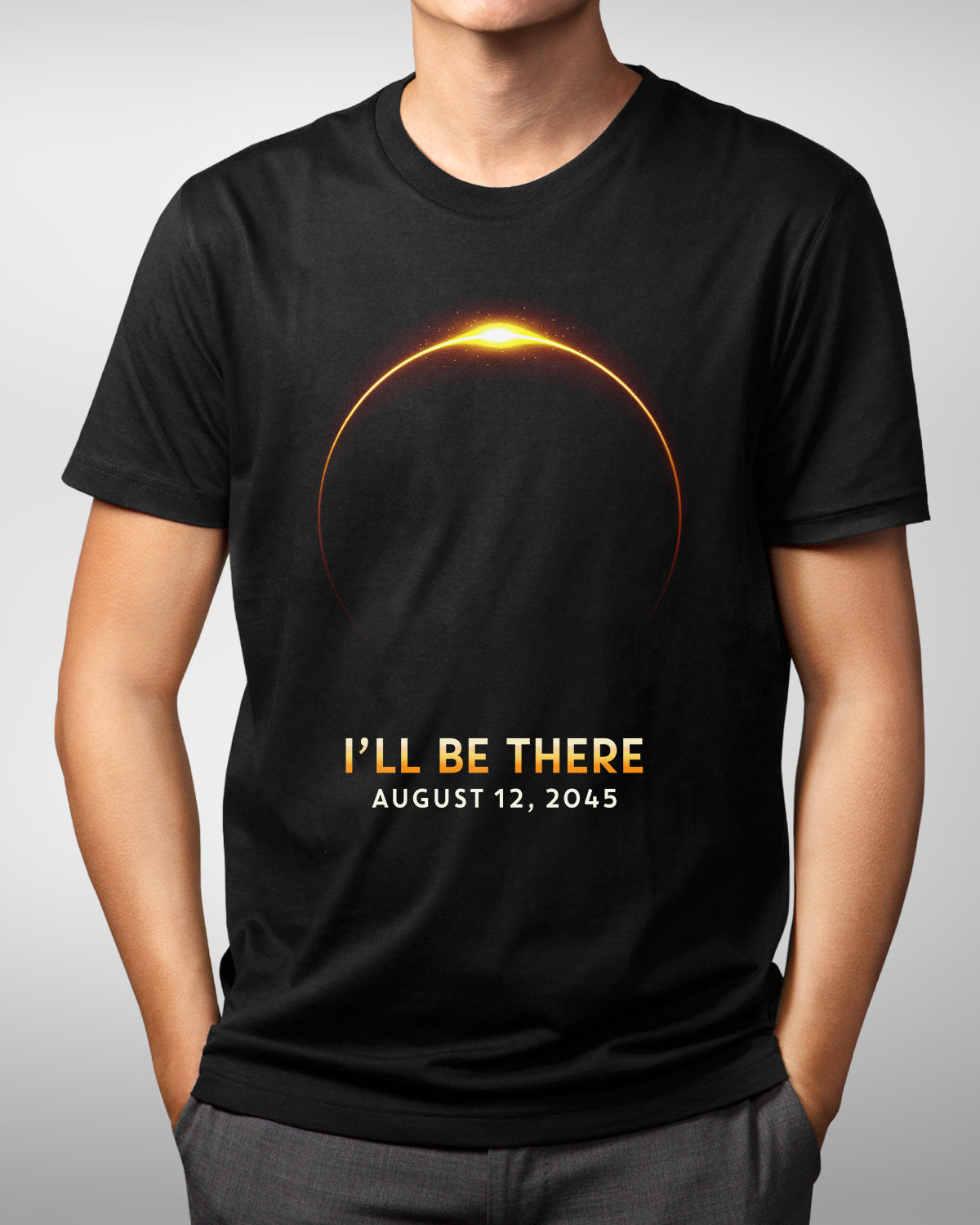Total Solar Eclipse Shirt, I'll Be There August 12 2045, Eclipse Viewing Tee, Astronomy Lover, Totality Eclipse Chaser Gift