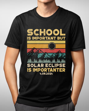 Eclipse Importanter Humor Shirt, Funny Teacher Solar Eclipse, Totality 2024 Tee, Education Grammar Themed Eclipse Souvenir