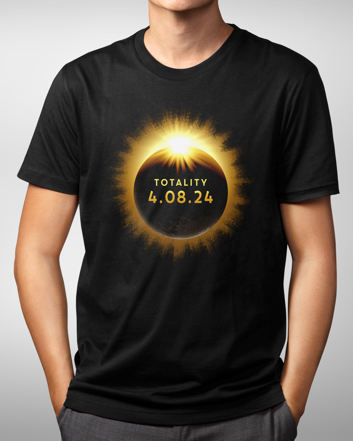 April 8, 2024 Total Solar Eclipse Tee - Astronomy Enthusiast Souvenir Shirt - Sun Moon