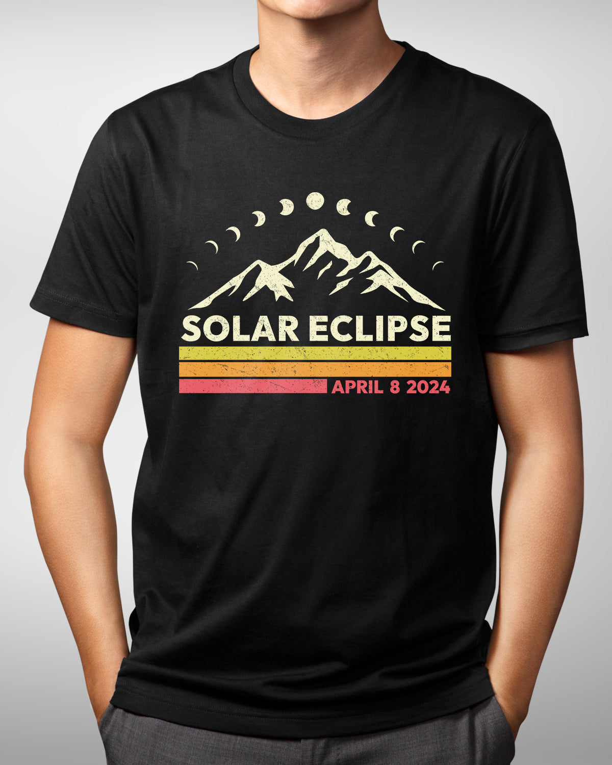 Total Solar Eclipse 2024 Shirt, Vintage Solar Eclipse Chaser Tee, Path of Totality Shirt, April 8 Eclipse Souvenir Gift, Eclipse Apparel