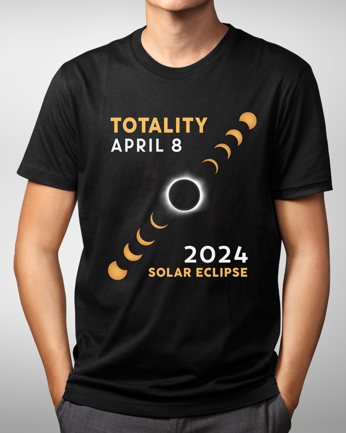 2024 Solar Eclipse Shirt - Astronomy Gift - Lunar Eclipse Tee - April 8th Souvenir - Path of Totality - America Eclipse Apparel