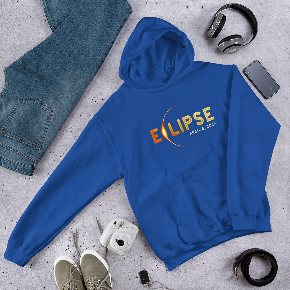 2024 North American Total Solar Eclipse Sweatshirt - April 8th Path of Eclipse Commemorative Sweater