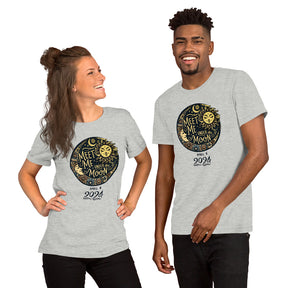2024 Solar Eclipse Tee: Boho Celestial Event Shirt - Meet Me Under The Moon, Ideal Astrology & Moon Lovers Gift