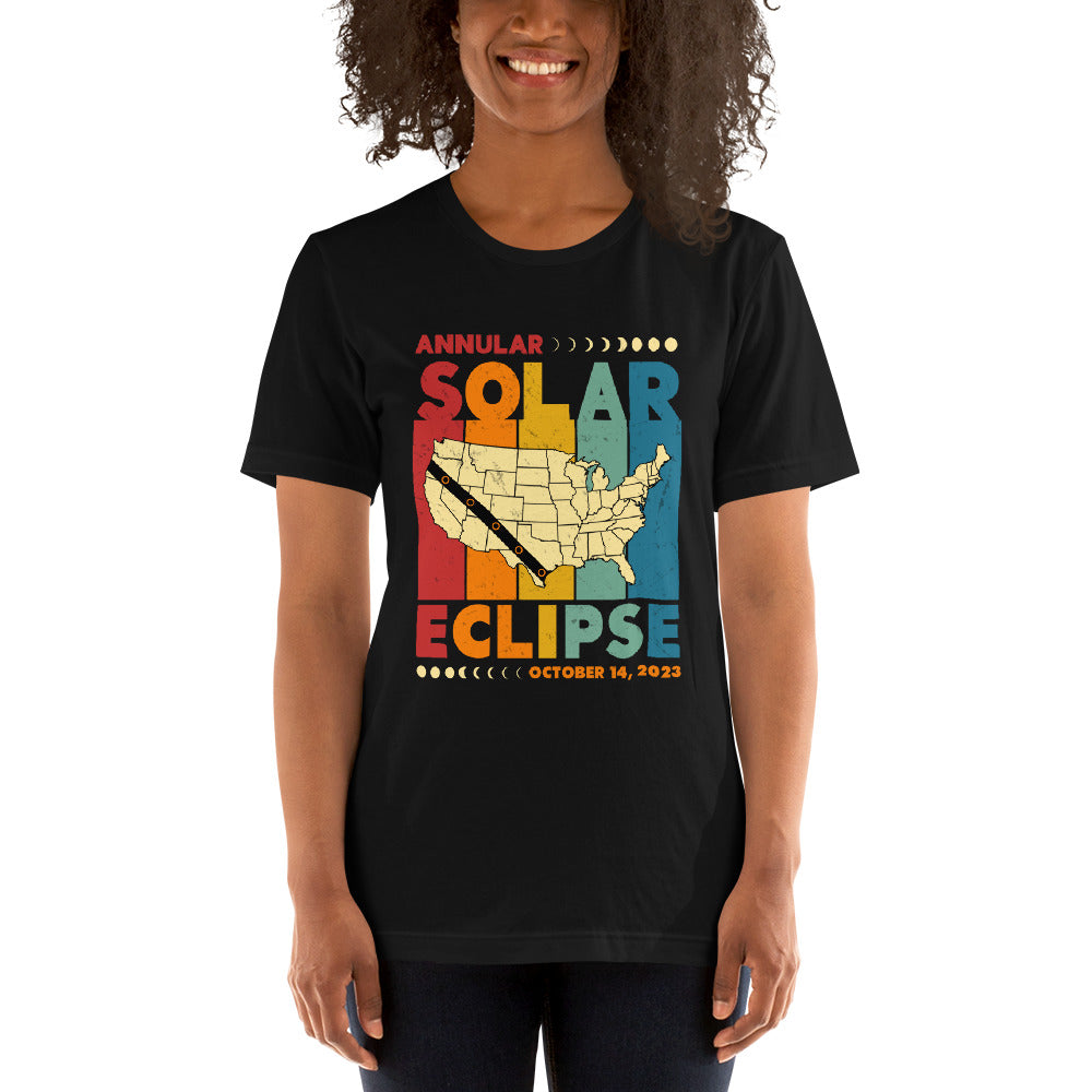 Annular Solar Eclipse 2023 Shirt - America's Ring of Fire - Vintage Eclipse Gift