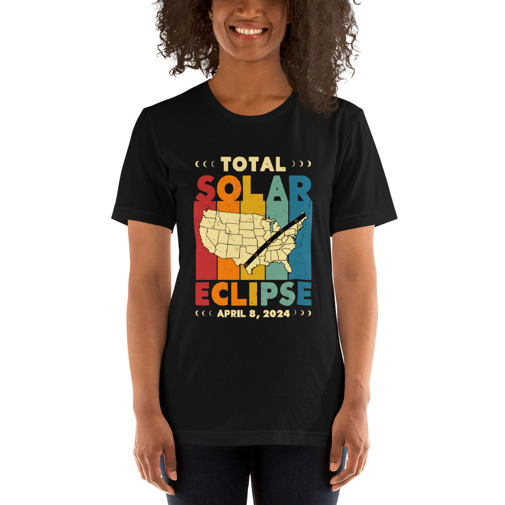 Total Solar Eclipse Shirt - Path of Totality - April 8, 2024
