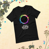 Total Solar Eclipse 2024 Shirt - Colorful Watercolor Splash - Solar Eclipse Gift