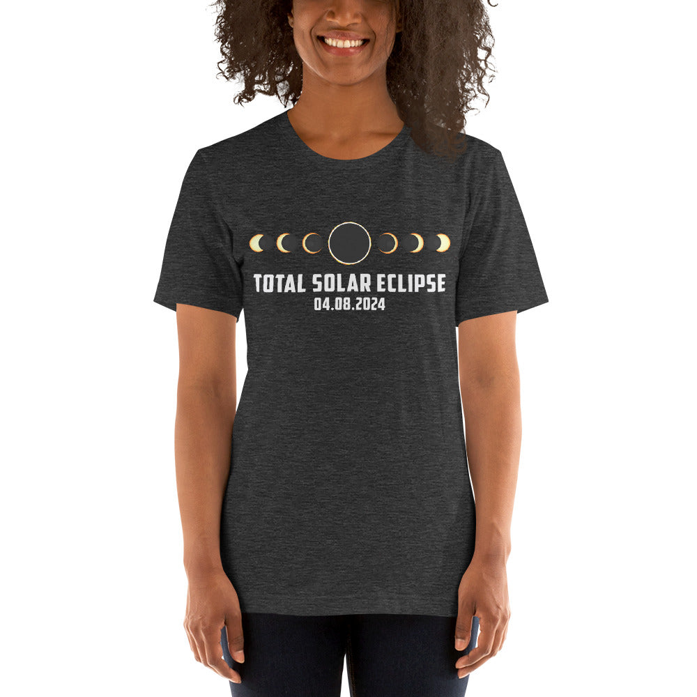 Total Solar Eclipse Shirt - Solar Eclipse Phases - USA Solar Eclipse 2024