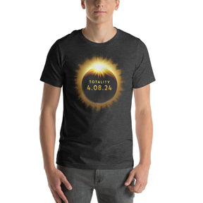 April 8, 2024 Total Solar Eclipse Tee - Astronomy Enthusiast Souvenir Shirt - Sun Moon