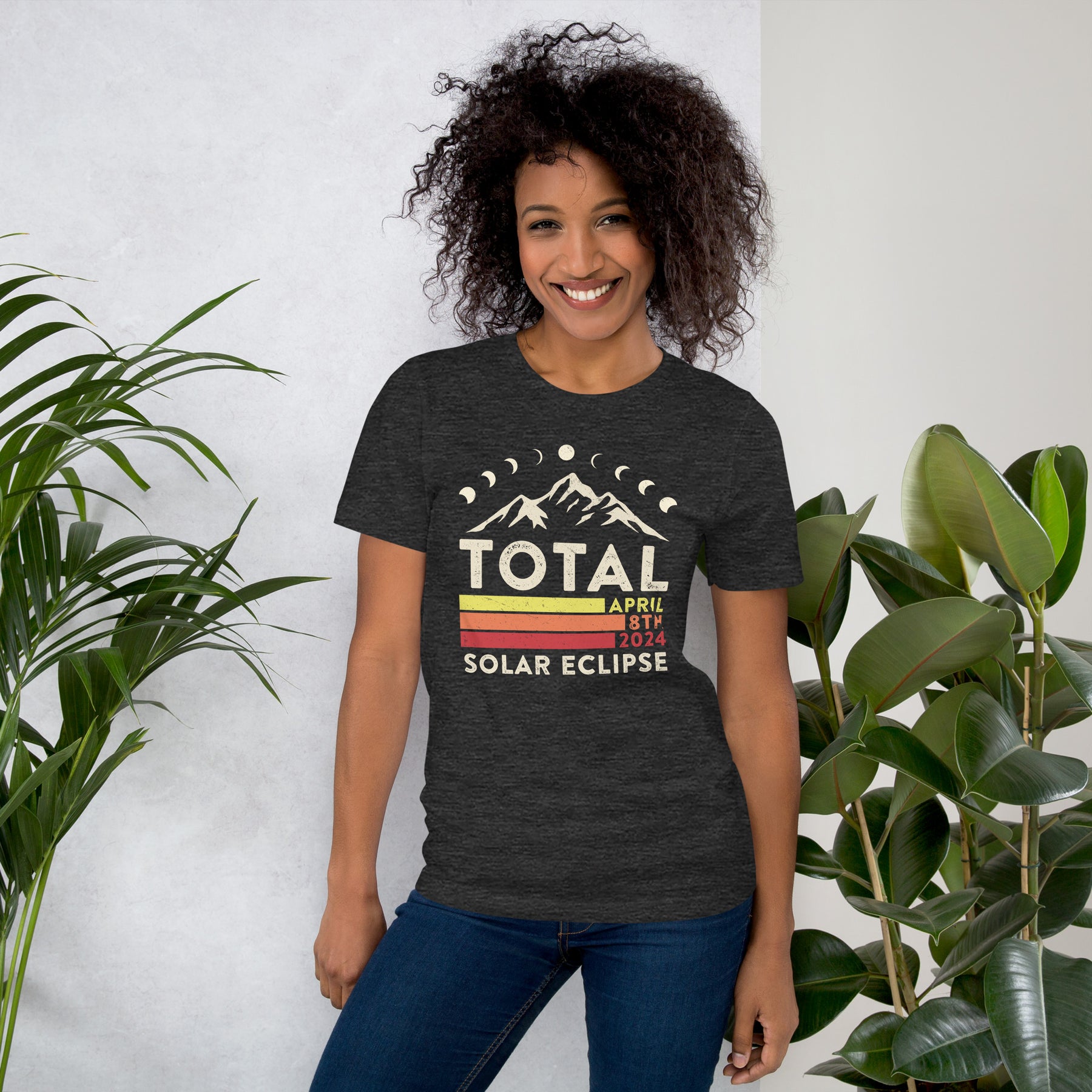 Vintage Total Solar Eclipse 2024 Shirt, Path of Totality Tee, April 8th Astronomy Event, Moon Phases Astrology Souvenir Gift