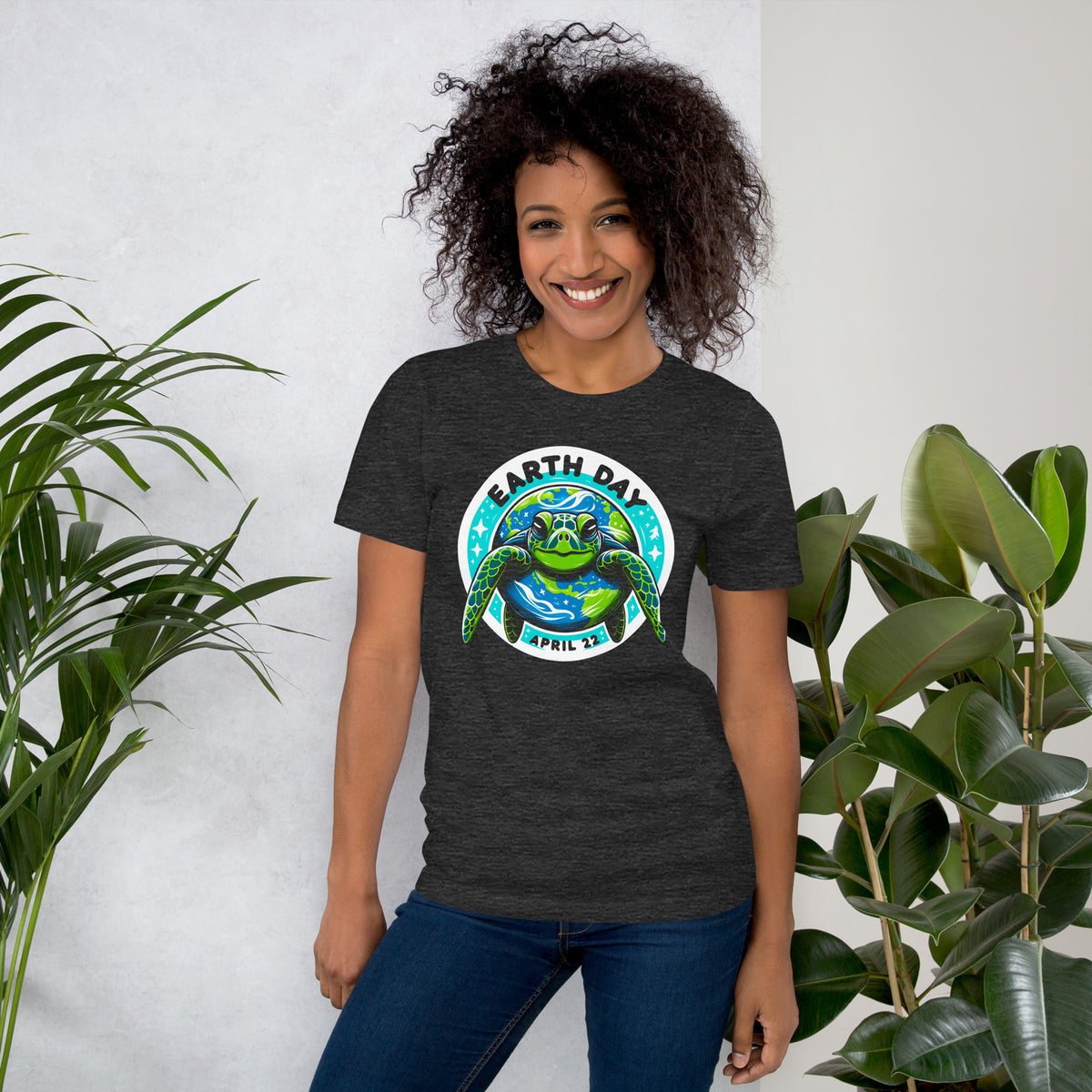 Earth Day Turtle Shirt, Galaxy Sea Turtle Tee for Animal Activists, Environment Conservation Gift, Celebrate April 22