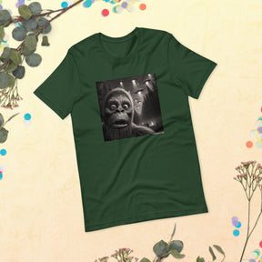 Bigfoot Selfie UFO T-Shirt - Funny Sasquatch Hiking Shirt, Camping & UFO Enthusiast Gift