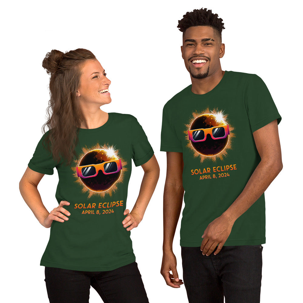 Total Solar Eclipse 2024 T-Shirt, Funny Totality Face Eclipse Watcher, Astronomy Moon Souvenir Gift – Eclipse Chaser Must-Have