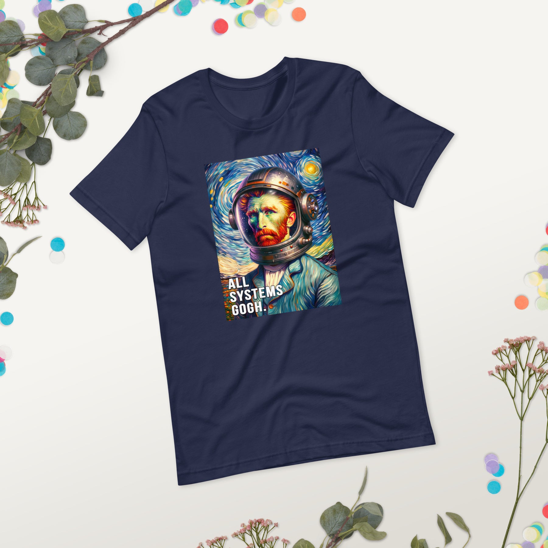 All System Gogh Shirt - Art & Space Lovers - Funny Van Gogh Pun Joke