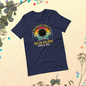 Vintage Path of Totality Shirt - April 8, 2024 Solar Eclipse Souvenir