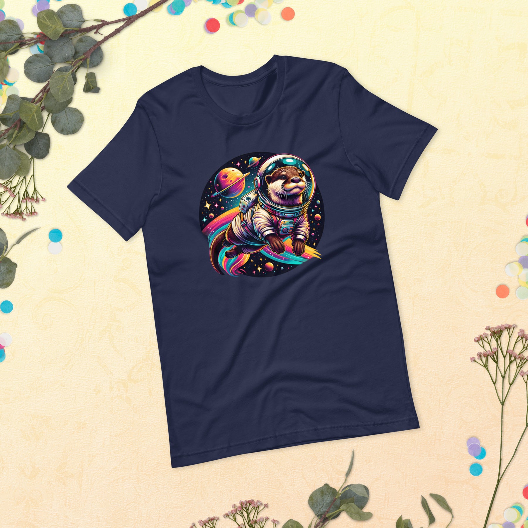 Funny Otter Space Shirt - Quirky Space Adventure Tee, Perfect Gift for Otter & Space Enthusiasts