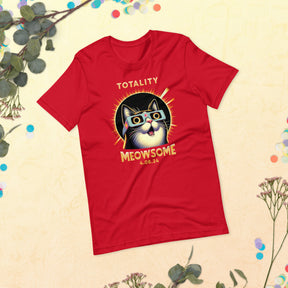2024 Solar Eclipse Cat Shirt, Funny Totality Meowsome Tee, Eclipse Viewing & Cat Lover Gift, April 8 Memorabilia