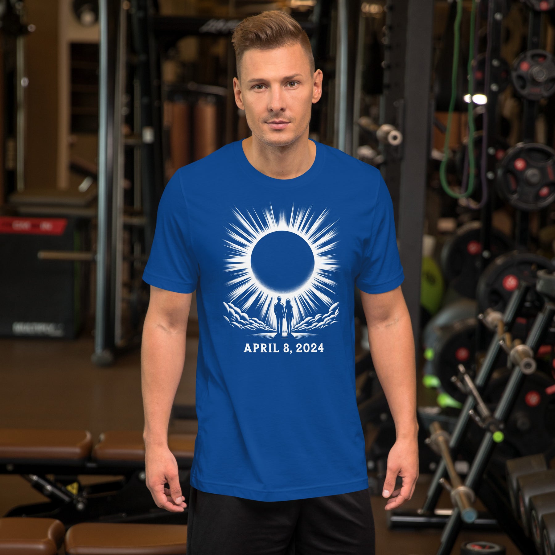 Total Solar Eclipse 2024 Shirt, April 8Anniversary Gift, Couples Tee for Husband and Wife, Boyfriend Girlfriend Astronomy Gift