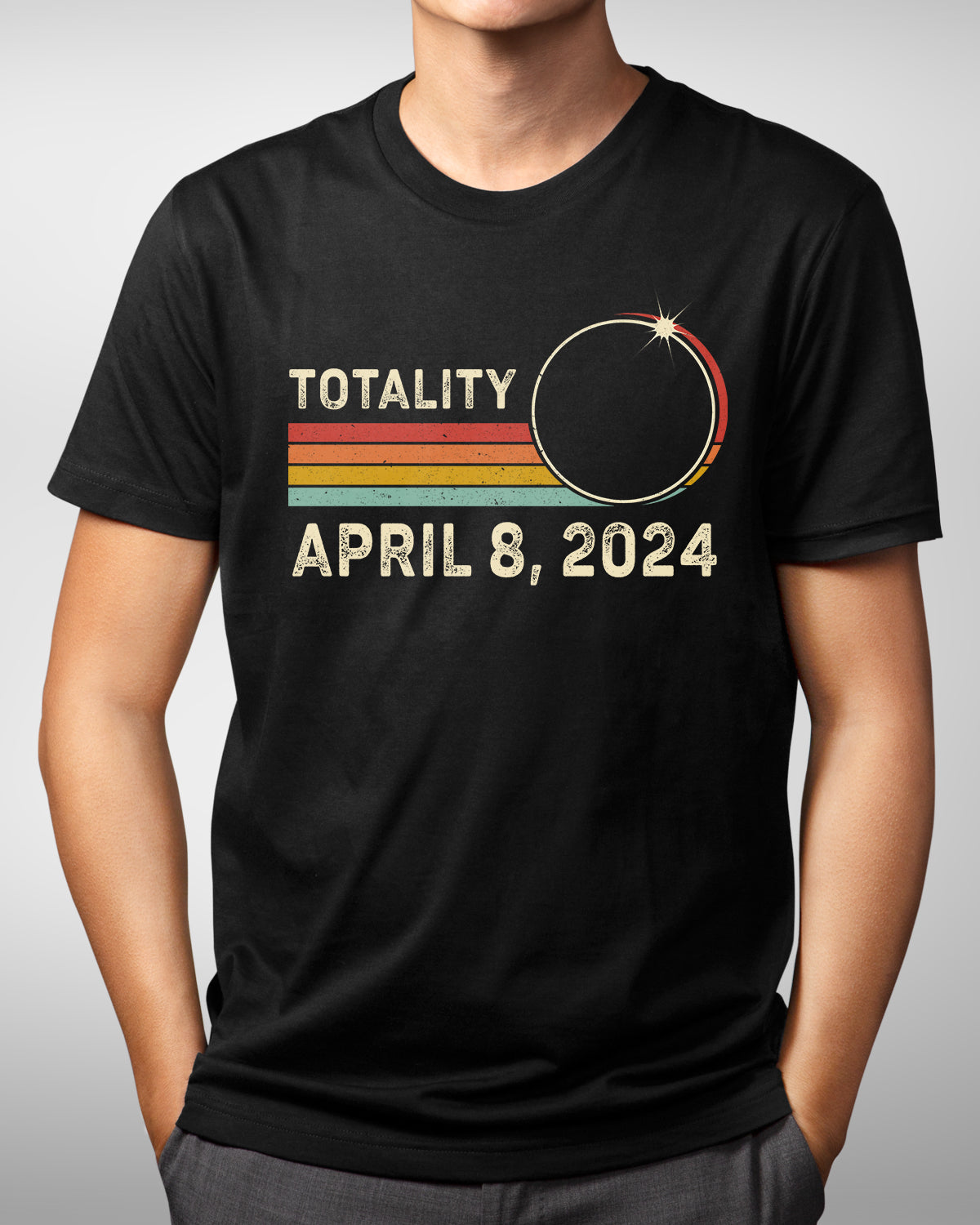 2024 Total Solar Eclipse Shirt - Retro American Totality Souvenir Tee