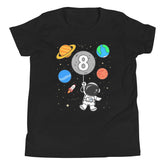 8th Birthday Shirt - Astronaut Outer Space - 8th Birthday Gift