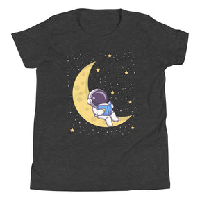 Astronaut Reading Book Shirt - Book Lover in Outer Space