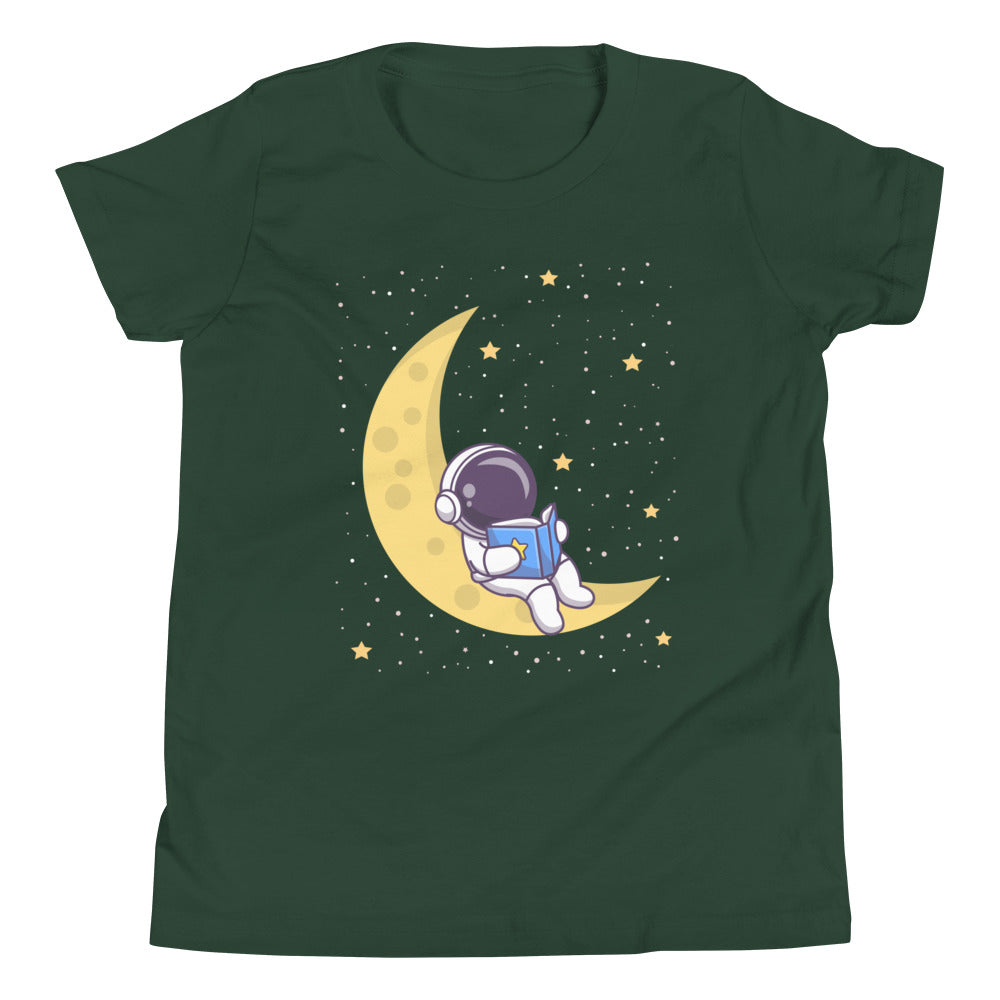 Astronaut Reading Book Shirt - Book Lover in Outer Space
